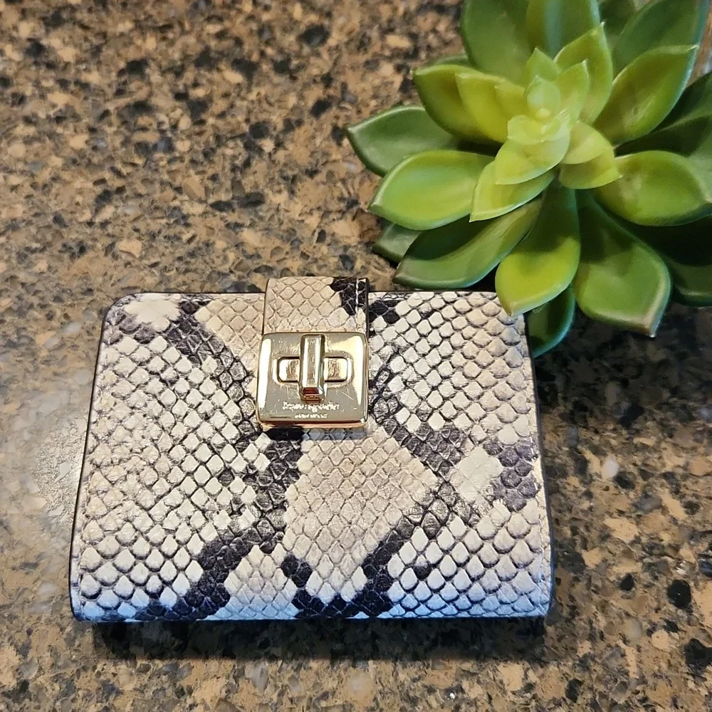 Kate Spade KF542 Phoebe Snake Embossed Small Card Holder